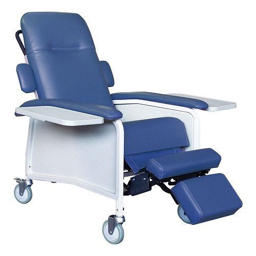 Sillón Reclinable para Hemodiálisis Dos Charolas