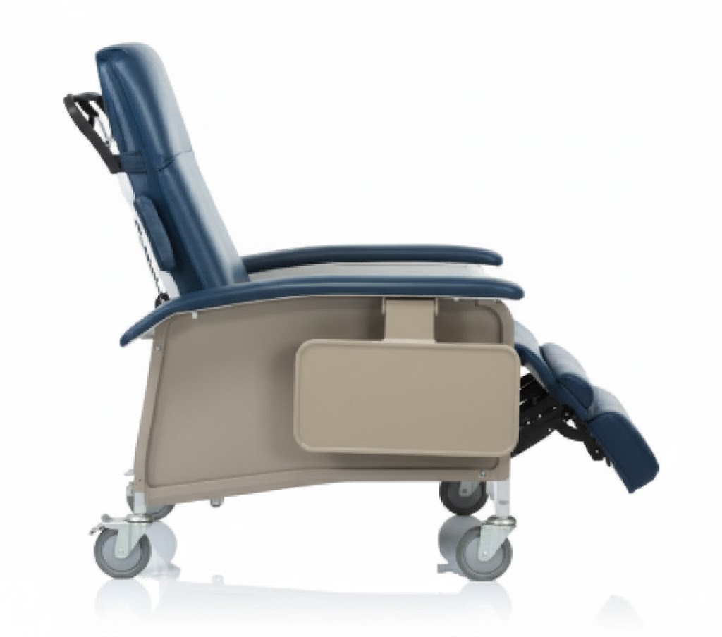 Sillón Reclinable para Hemodiálisis Dos Charolas