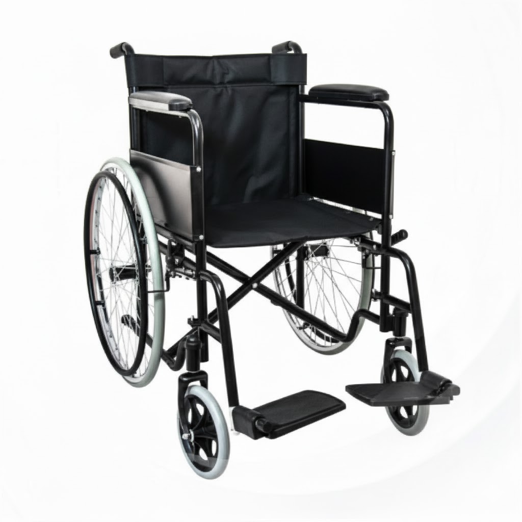 Silla de Ruedas de Acero Inoxidable 