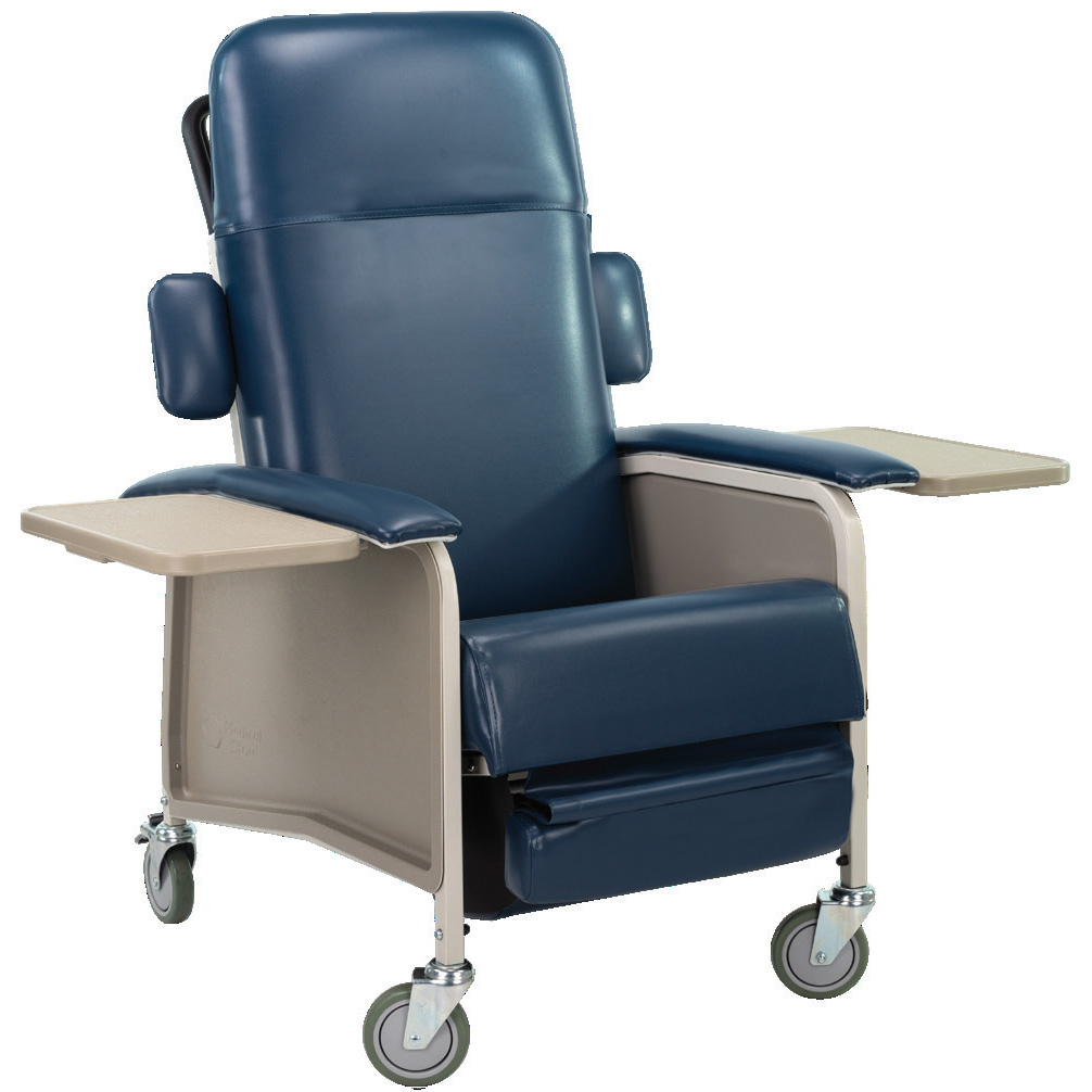 [SRH-SI184-C] Sillón reclinable para hemodiálisis con dos charolas