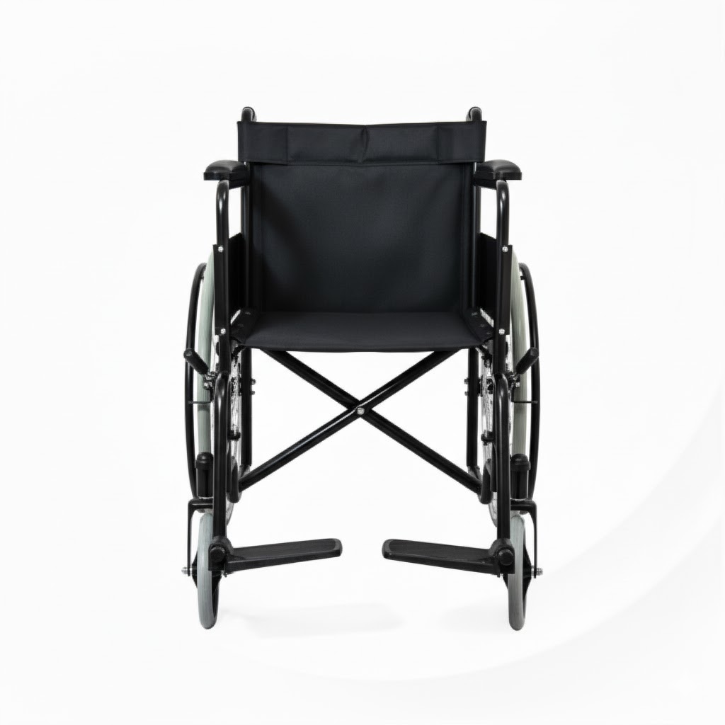 [SRA-SI255-C] Silla de Ruedas de Acero Inoxidable