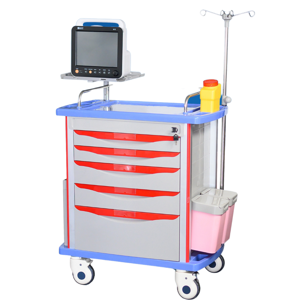 [CRE-CR006-C] Carro Rojo De Emergencias Abs