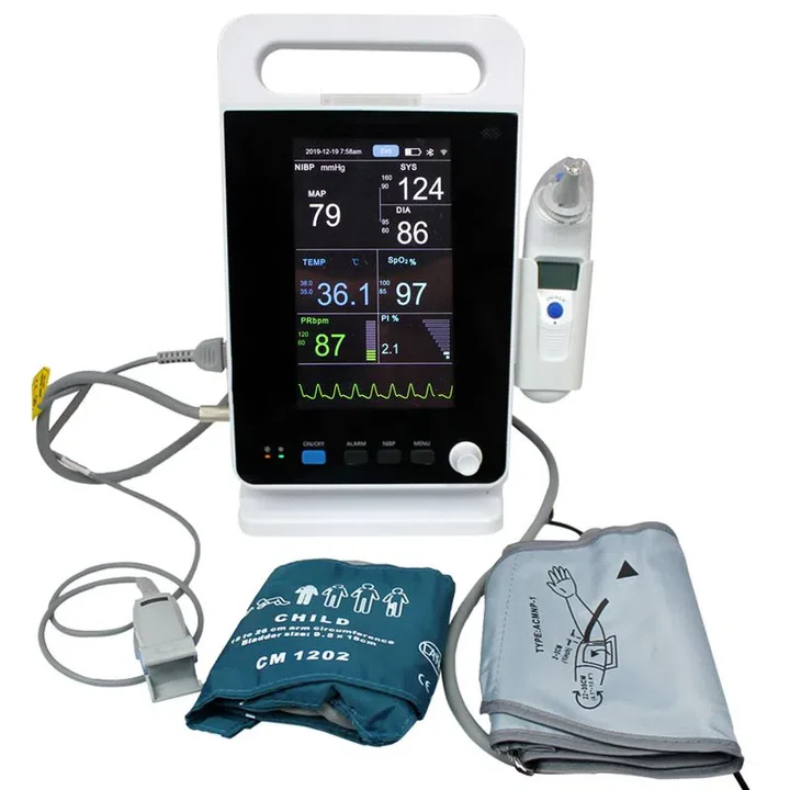 Monitor de Signos Vitales con Bluetooth y Termómetro de Oído. Adulto y Pediátrico. Xignal M7R
