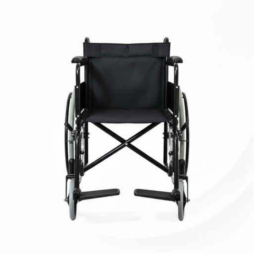 [SRA-SI255-C] Silla de Ruedas de Acero Inoxidable 